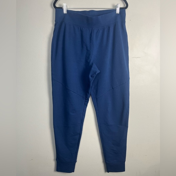 New Jockey Blue Cotton French Terry SweatPants soft comfort size medium - Picture 1 of 5